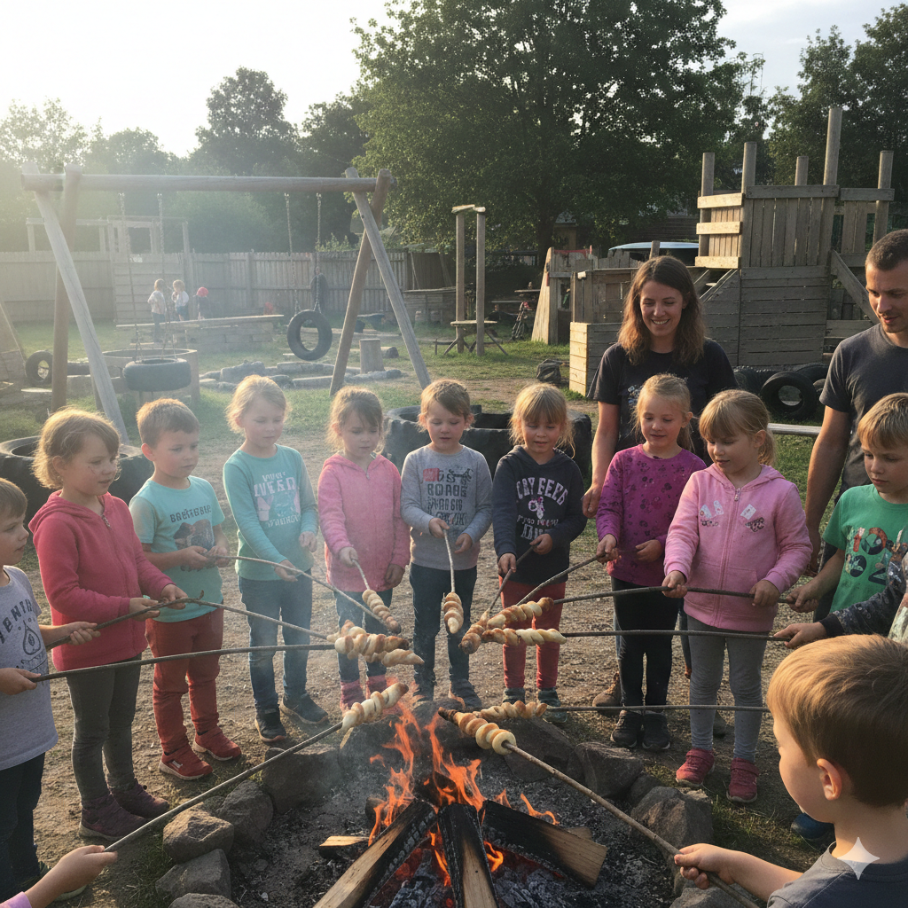 AI generated pic for Schlangenbrot